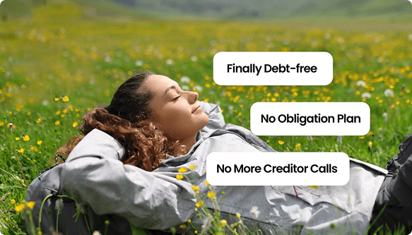 Harris & Partners debt-free campaign creative